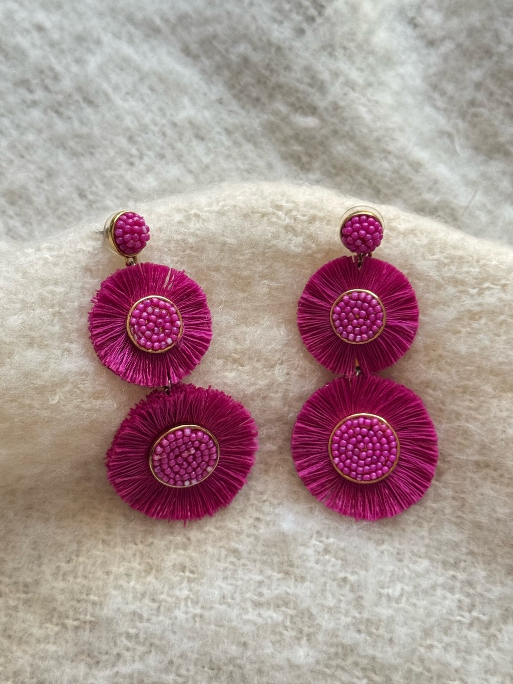 BaubleBar Mariette Fringe Drop Earrings